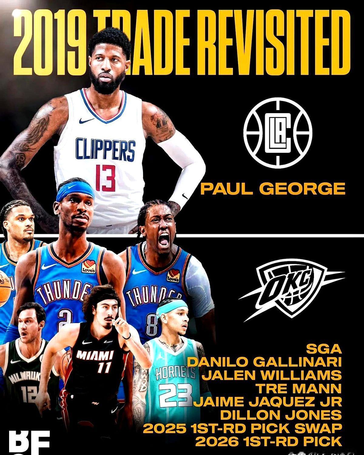 9换1血亏！快船豪赌乔治沦为NBA史上最蠢交易